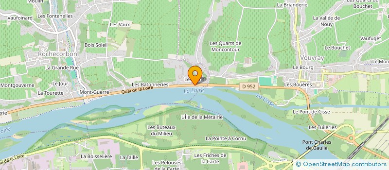 localisation de l'entreprise FH INVEST à ROCHECORBON