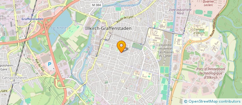 localisation de l'entreprise FH INVEST  ILLKIRCH-GRAFFENSTADEN