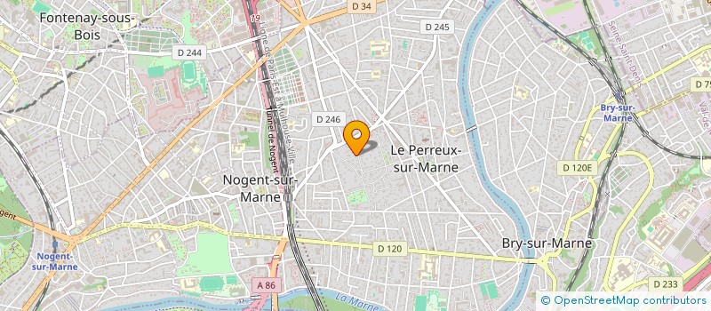 localisation de l'entreprise FH PATRIMOINE  LE PERREUX-SUR-MARNE