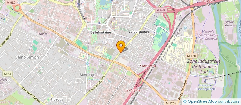 localisation de l'entreprise FH PLATRERIE  TOULOUSE