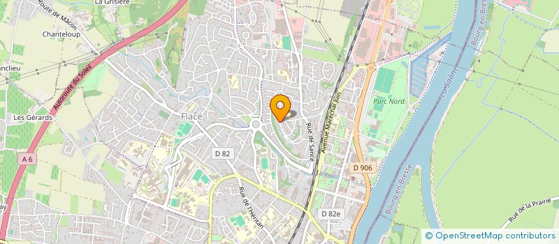 localisation de l'entreprise FH PRIMEURS à MACON