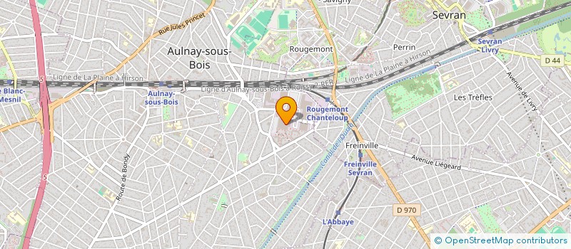 localisation de l'entreprise FH PROMOTION à AULNAY-SOUS-BOIS