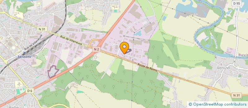 localisation de l'entreprise FH RECYCLAGE  VILLENEUVE-SAINT-GERMAIN