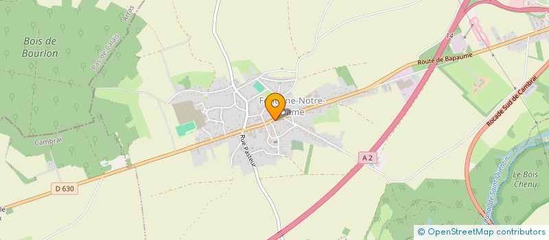 localisation de l'entreprise FH RESTAURATION à FONTAINE-NOTRE-DAME