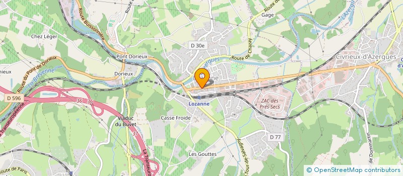 localisation de l'entreprise FH SCM  LOZANNE