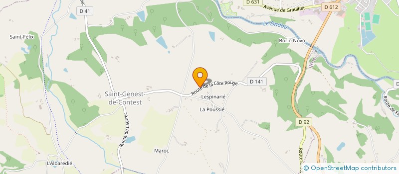 localisation de l'entreprise FH SOLUTIONS  SAINT-GENEST-DE-CONTEST