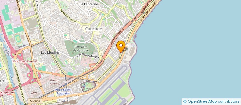 localisation de l'entreprise FH TOITURES à NICE