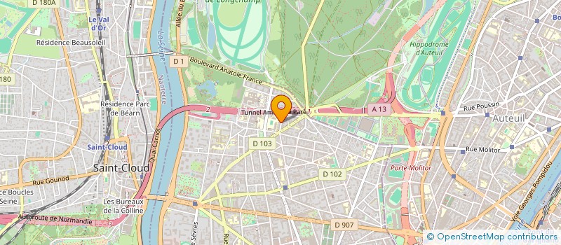 localisation de l'entreprise FH2B WEB à BOULOGNE-BILLANCOURT