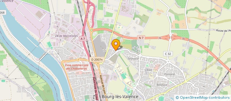 localisation de l'entreprise FH2L INVEST  BOURG-LES-VALENCE