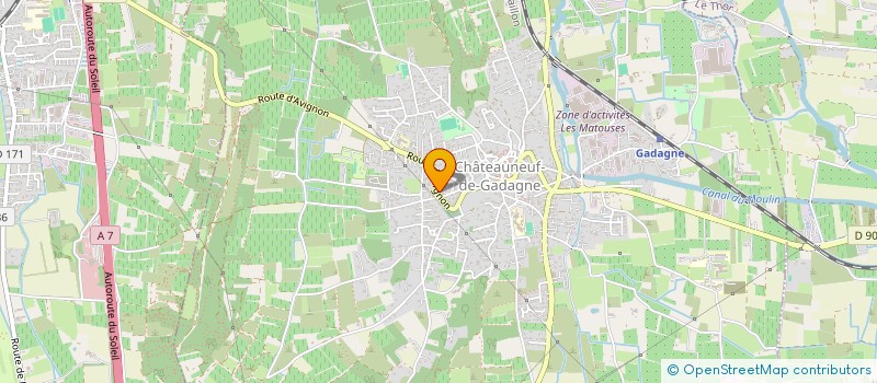 localisation de l'entreprise FH8384  CHATEAUNEUF-DE-GADAGNE