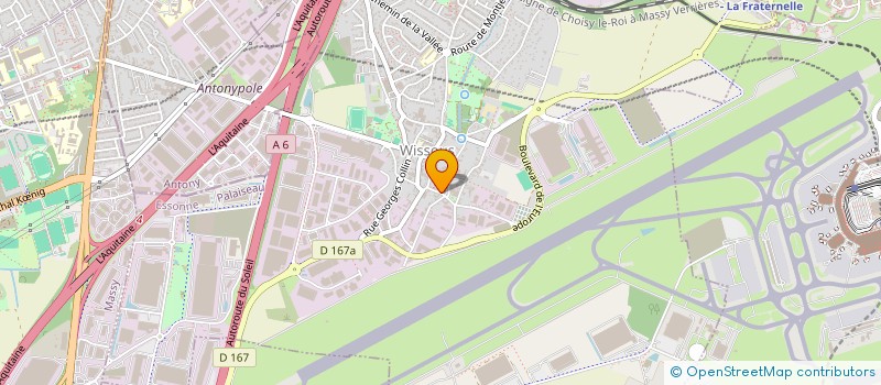 localisation de l'entreprise FHA HOLDING à WISSOUS