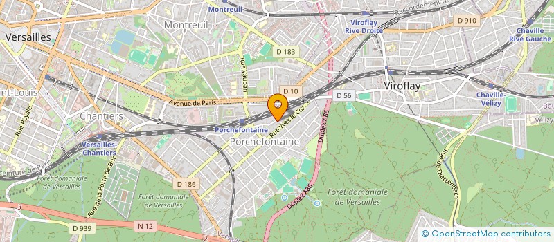 localisation de l'entreprise FHACES à VERSAILLES