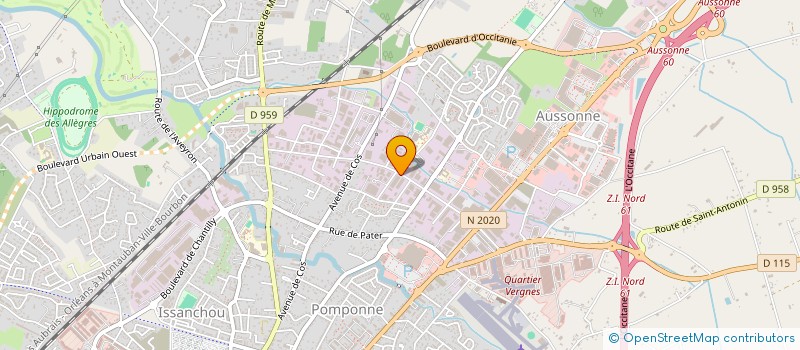 localisation de l'entreprise FHAK  MONTAUBAN