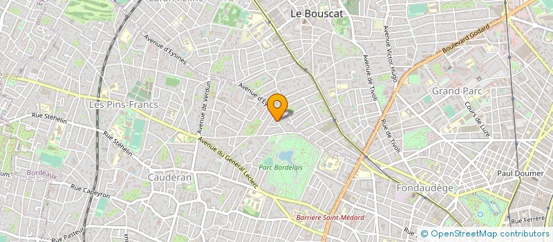 localisation de l'entreprise FHAM  BORDEAUX