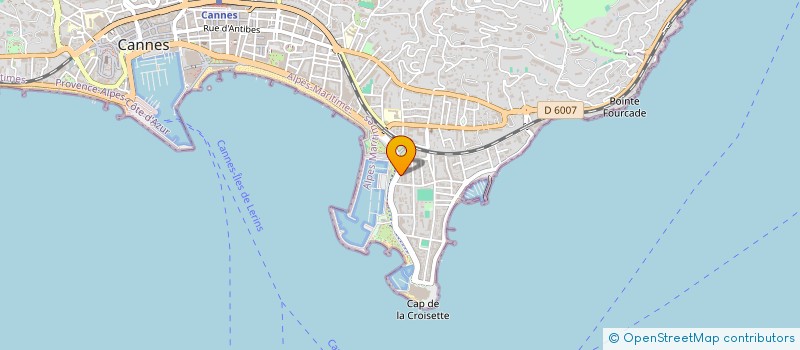 localisation de l'entreprise FHAM à CANNES