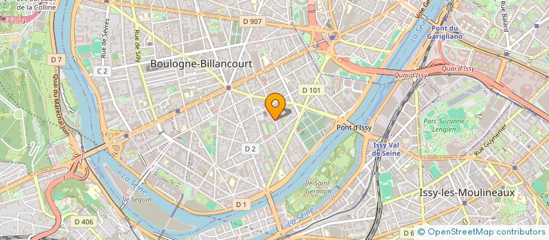 localisation de l'entreprise FHAMON à BOULOGNE BILLANCOURT