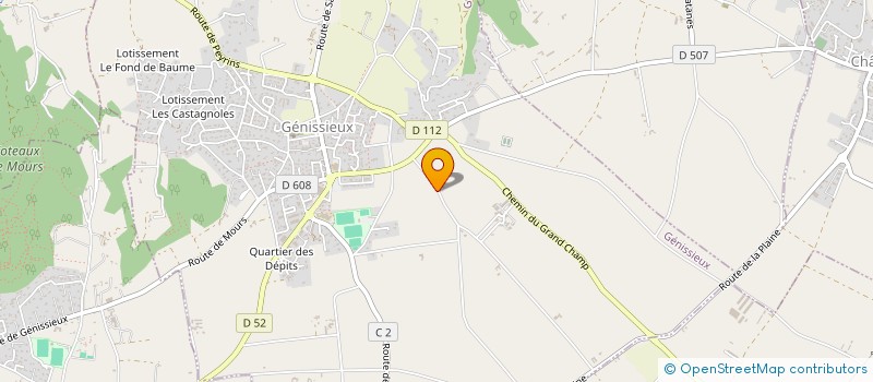 localisation de l'entreprise FHAST AVIATION  GENISSIEUX