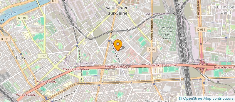 localisation de l'entreprise FHB  SAINT-OUEN-SUR-SEINE