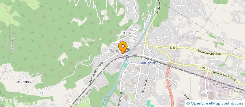 localisation de l'entreprise FHB SERVICES  MARIGNIER