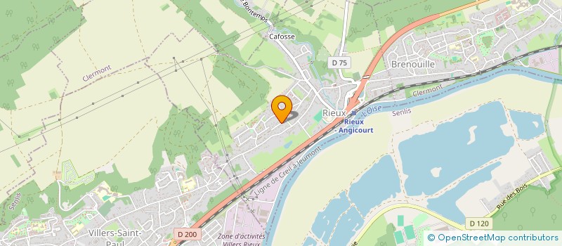 localisation de l'entreprise FHD  RIEUX