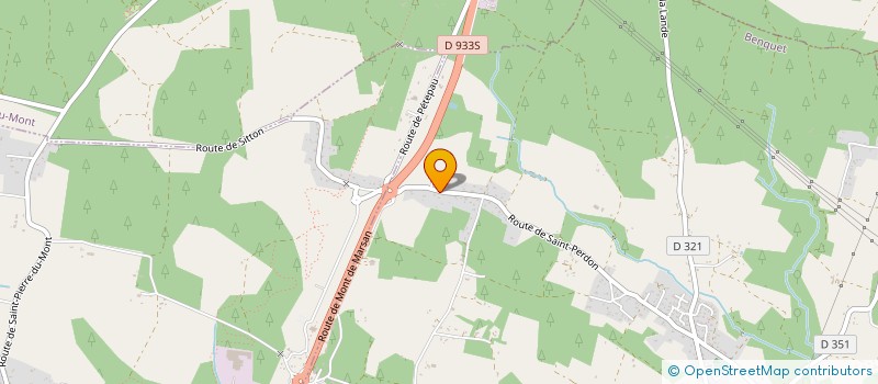 localisation de l'entreprise FHD  BENQUET