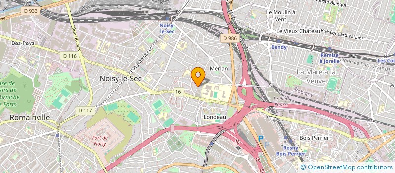 localisation de l'entreprise FHD NET à NOISY-LE-SEC