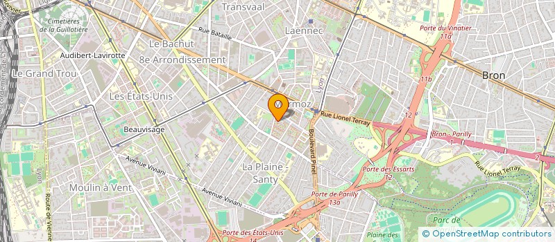localisation de l'entreprise FHD TRANSPORTS à LYON