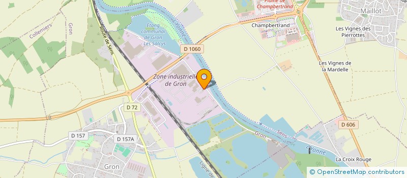 localisation de l'entreprise FHDR  GRON