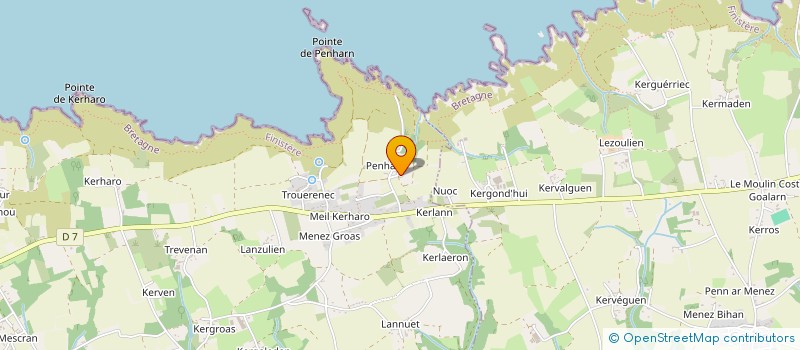 localisation de l'entreprise FHE BACO  CLEDEN-CAP SIZUN