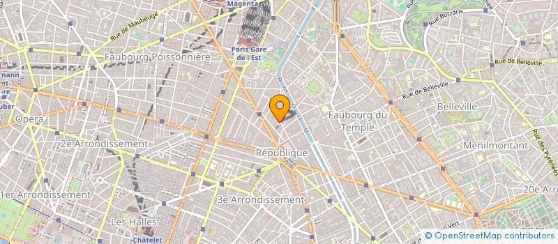 localisation de l'entreprise FHF ARCHITECTES  PARIS