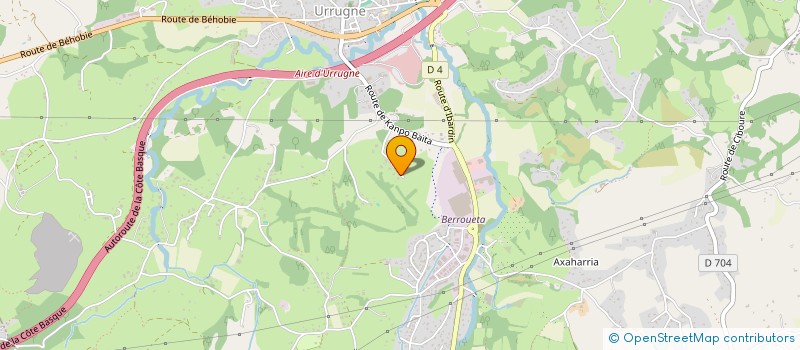 localisation de l'entreprise FHGLS HOLDING  URRUGNE