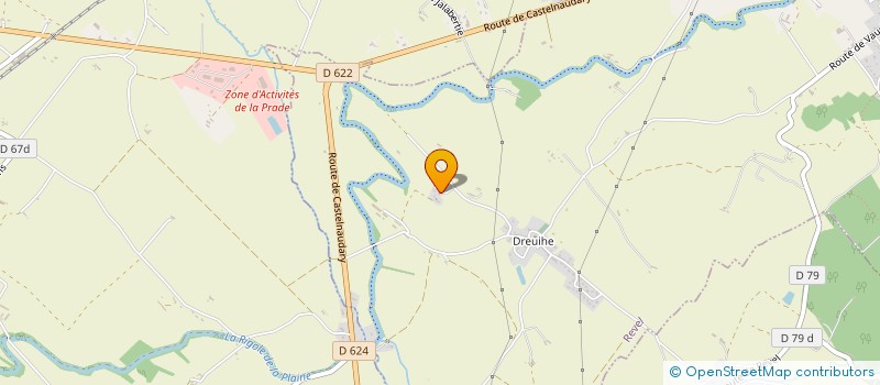 localisation de l'entreprise FHILEA  REVEL