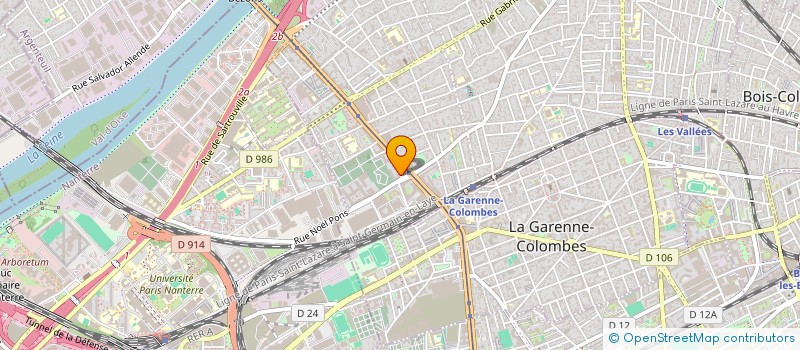 localisation de l'entreprise FHINC-SOLUTIONS à COLOMBES