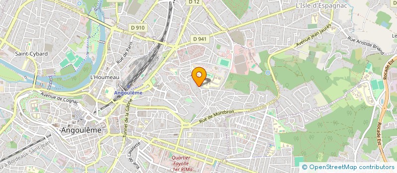 localisation de l'entreprise FHJ à ANGOULEME