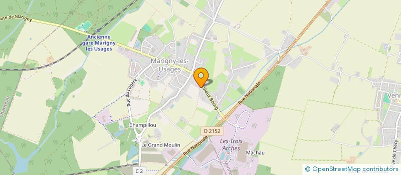 localisation de l'entreprise FHJ à MARIGNY-LES-USAGES
