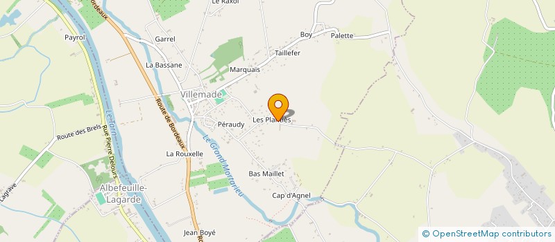 localisation de l'entreprise FHJ SAINT MARTIAL  VILLEMADE