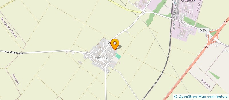 localisation de l'entreprise FHJK COURTAGE  POMACLE