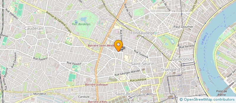 localisation de l'entreprise FHK  BORDEAUX