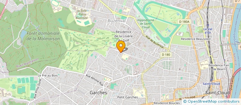 localisation de l'entreprise FHK IMMOBILIER à GARCHES