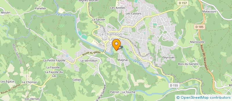 localisation de l'entreprise FHL  LE CHAMBON-SUR-LIGNON