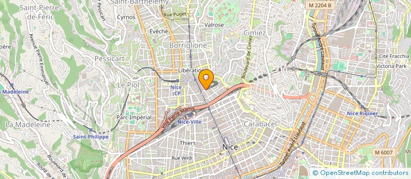 localisation de l'entreprise FHLOSTON PARADISE  NICE