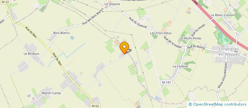 localisation de l'entreprise FHM2N  ENNETIERES-EN-WEPPES