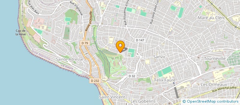 localisation de l'entreprise FHMH à LE HAVRE