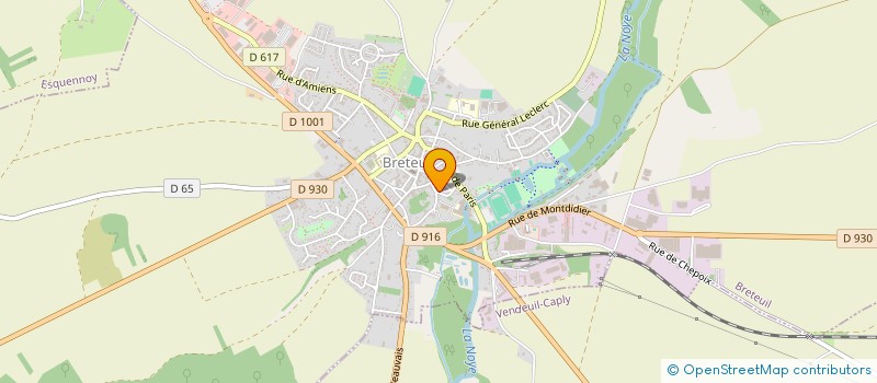 localisation de l'entreprise FHMP ARCHITECTURE  BRETEUIL