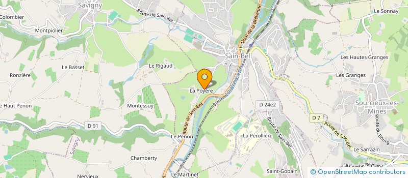 localisation de l'entreprise FHP - FACTEUR HUMAIN PREVENTION  LENTILLY