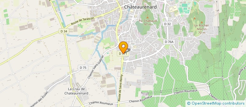 localisation de l'entreprise FHPT à CHATEAURENARD