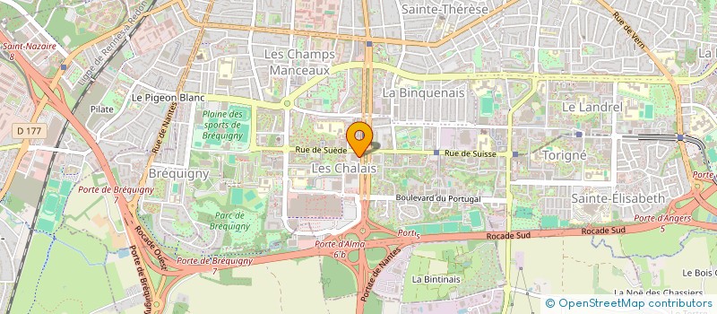 localisation de l'entreprise FHS  RENNES