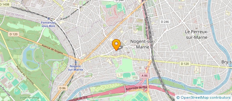 localisation de l'entreprise FHS ASSOCIEES  NOGENT-SUR-MARNE