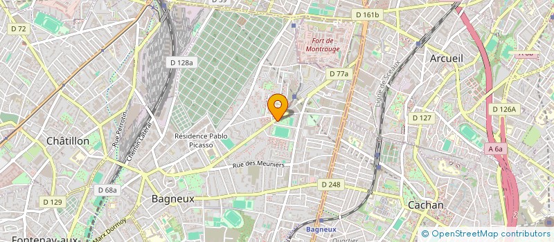 localisation de l'entreprise FHSARKOPSCV ET MGODABCD à BAGNEUX