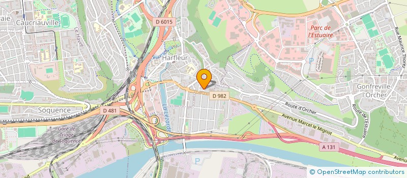 localisation de l'entreprise FHT  HARFLEUR